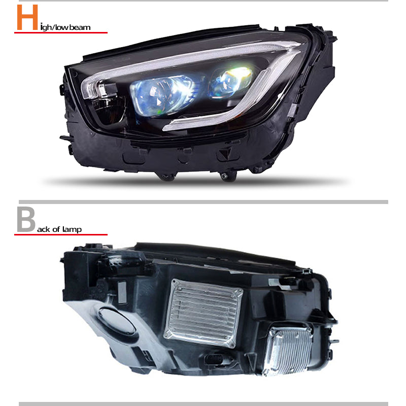 Fari anteriori a Led per Mercedes-Benz GLC W253 (2020–2022)