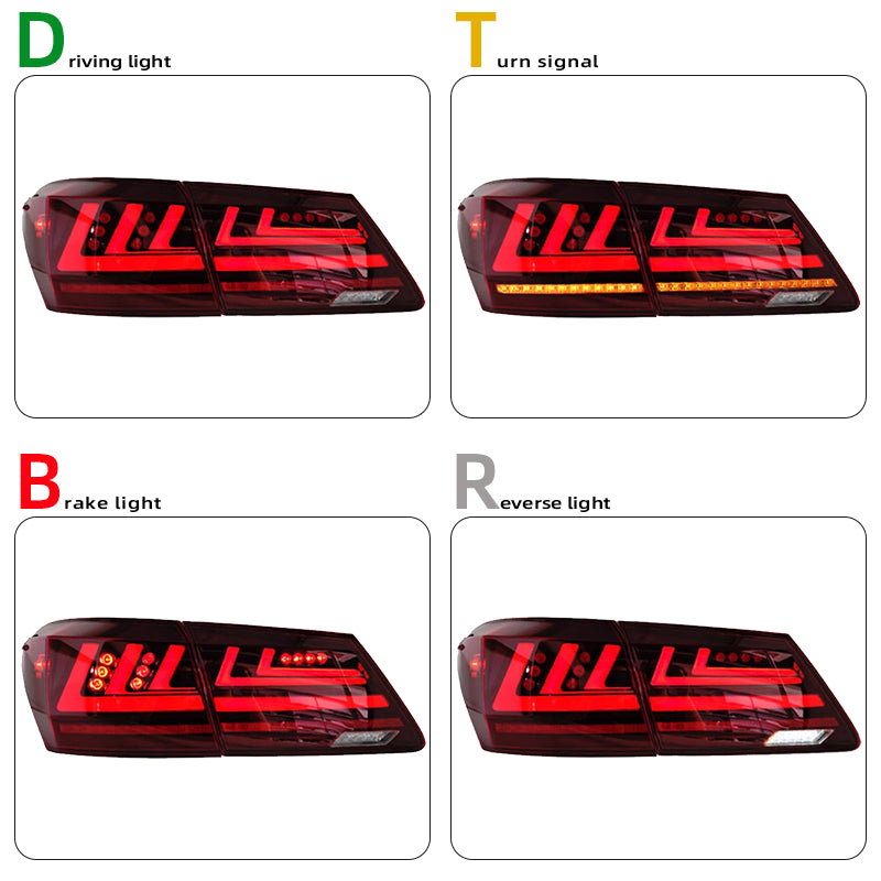 Luci posteriori a Led per Lexus ES350/240 (2006-2012)