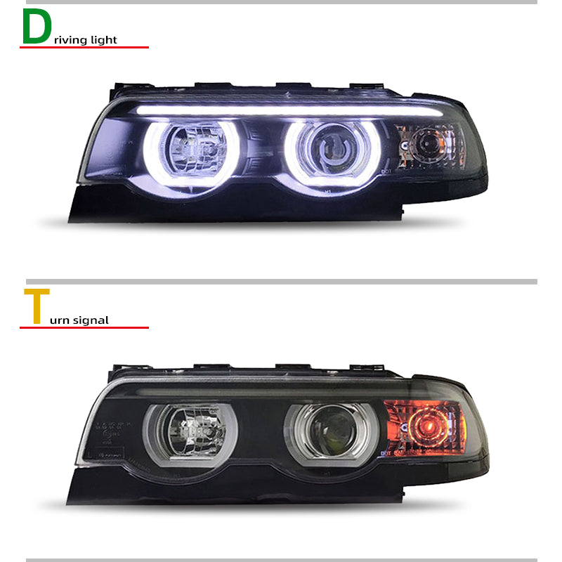 Fari anteriori a Led per BMW E38 (1998-2002)