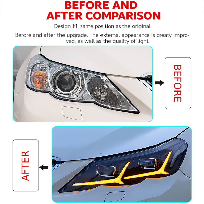 Fari anteriori a Led per Toyota Reiz Mark X (2010-2012)