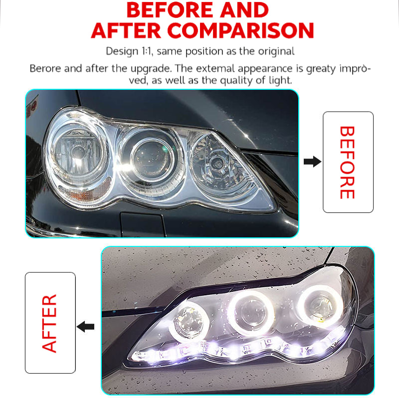 Fari anteriori a Led per Toyota Reiz Mark X (2005-2009)