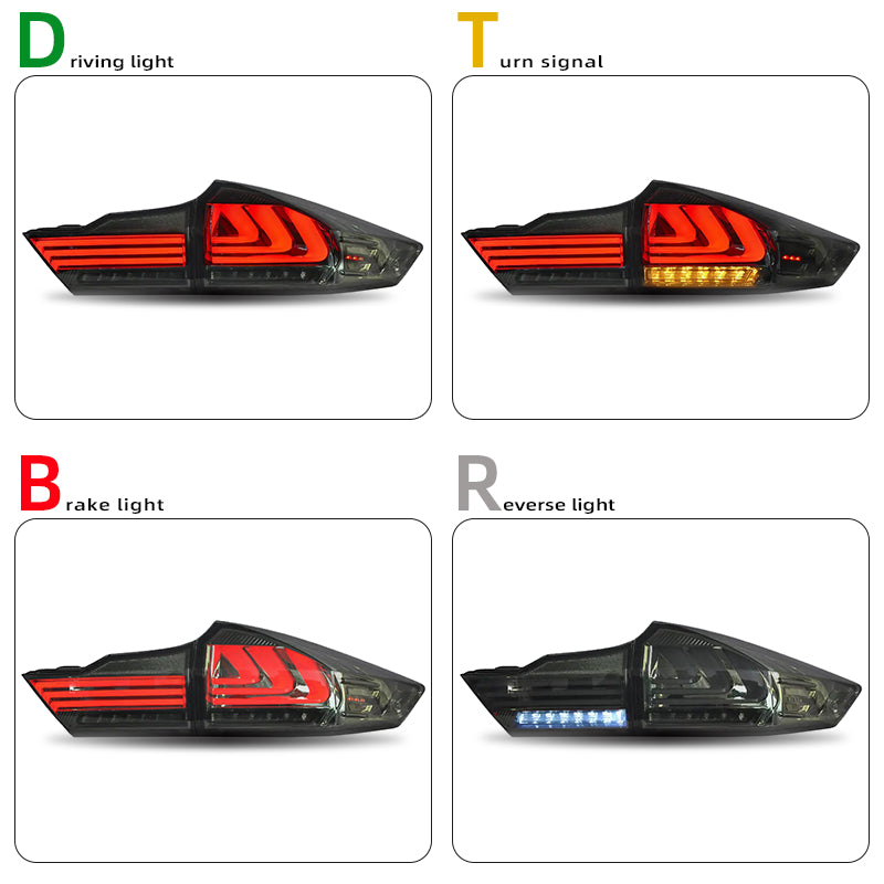 Luci posteriori a Led per Honda City (2015-2019)