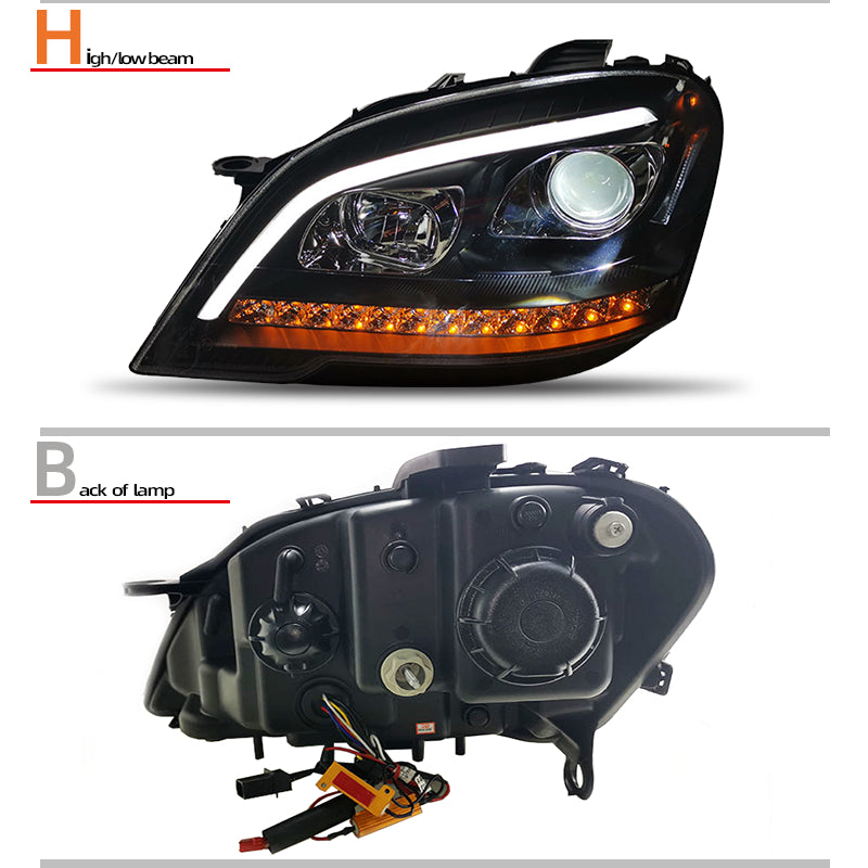 Fari anteriori a Led per Mercedes-Benz ML W164 (2009–2011)