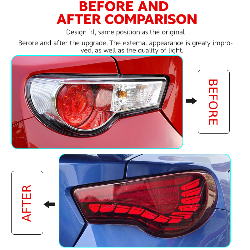 Luci posteriori a Led per Toyota GT86/Subaru BRZ (2012-2020)