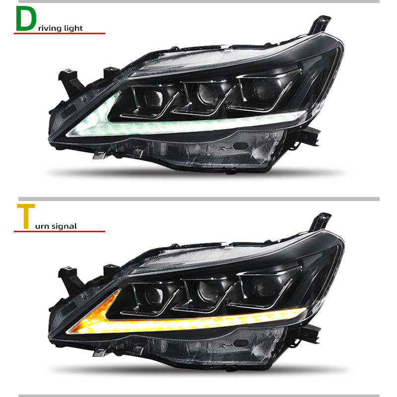 Fari anteriori a Led per Toyota Reiz Mark X (2010-2012)