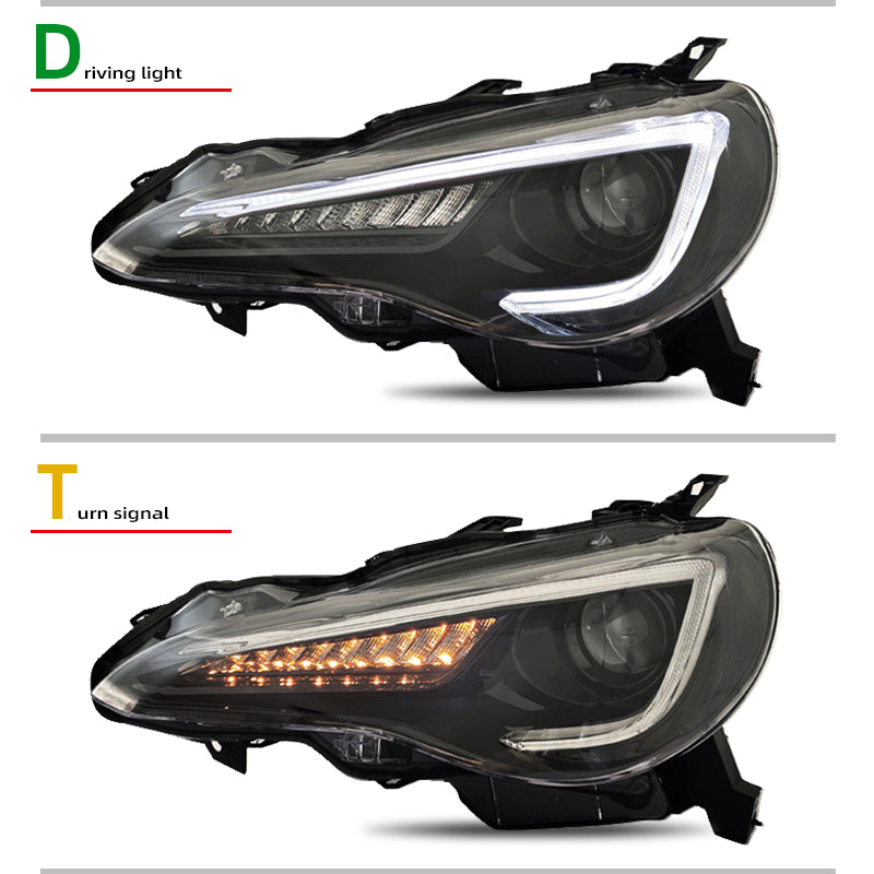 Fari anteriori a Led per Toyota GT86/Subaru BRZ (2012-2020)