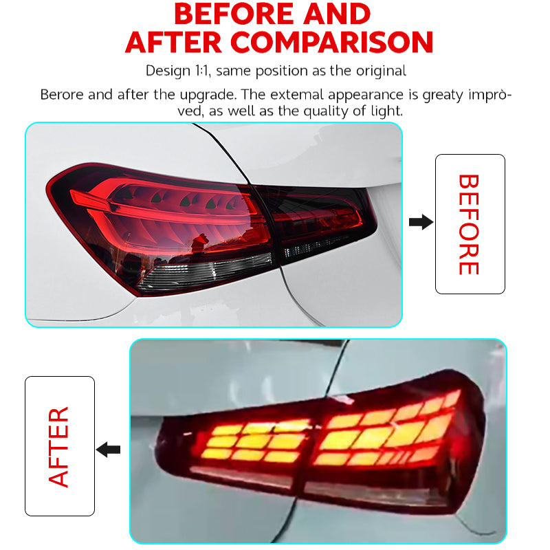 Luci posteriori a Led per Benz A-class W177 (2019-2022)