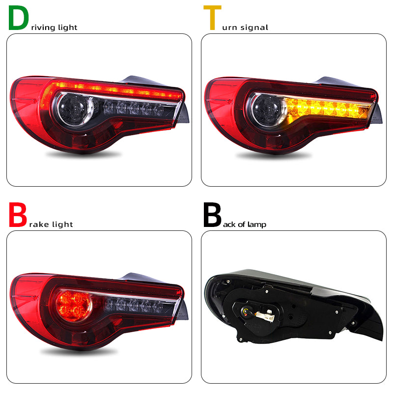 Luci posteriori a Led per Toyota GT86/Subaru BRZ (2012-2020)