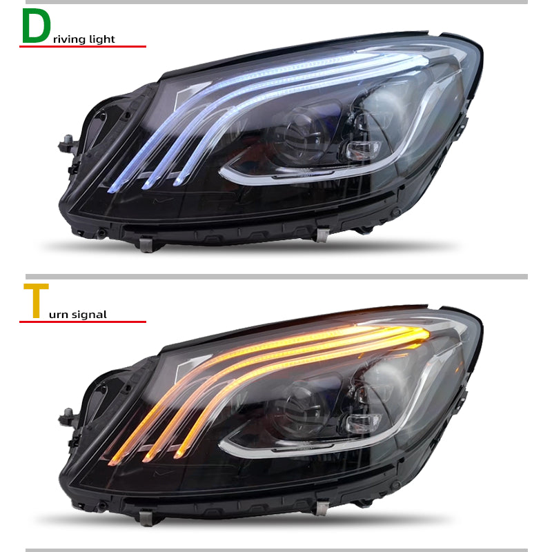 LED headlights for Mercedes-Benz S-Class W222 (2014–2018)