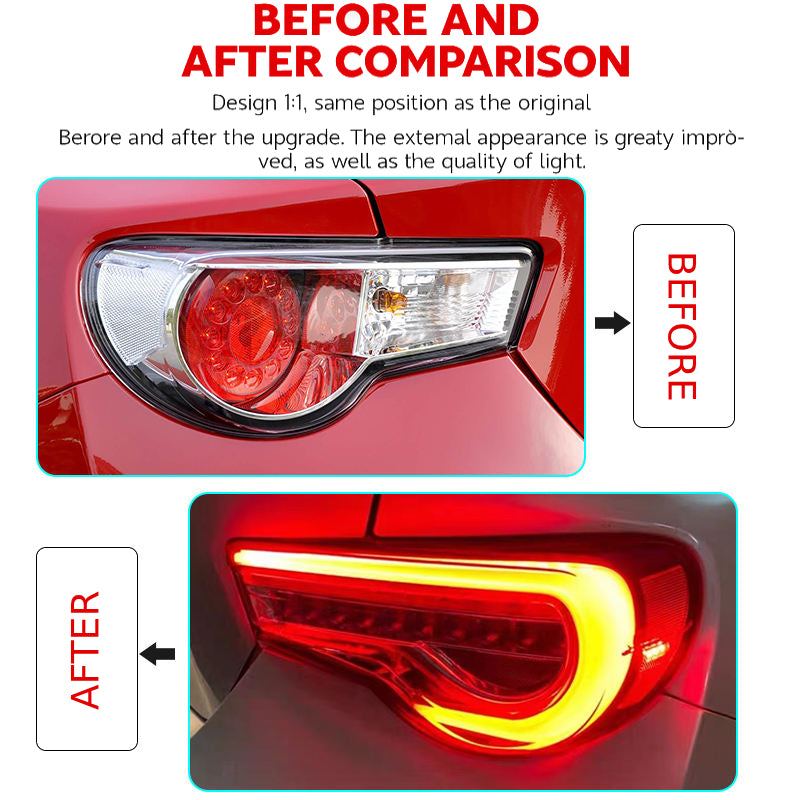 Luci posteriori a Led per Toyota GT86/Subaru BRZ (2012-2020)
