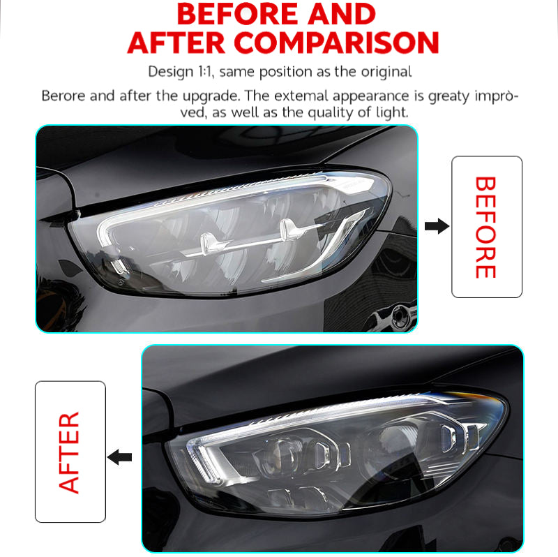 LED headlights for Mercedes-Benz E-Class W213 (2021–2023)