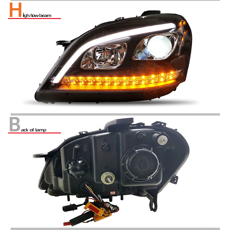 Fari anteriori a Led per Mercedes-Benz ML W164 (2005–2008)