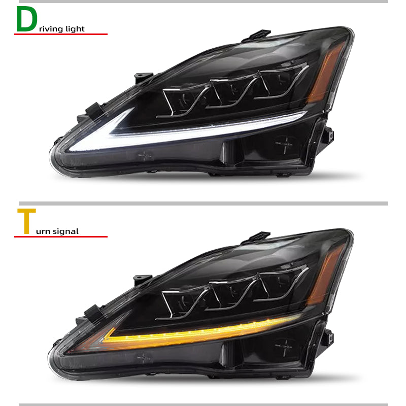 Fari anteriori a Led per Lexus IS250 / IS300 (2006–2012)