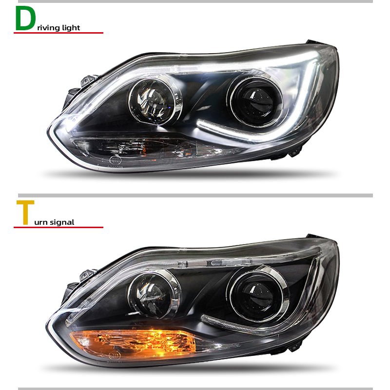 Fari anteriori a Led per Ford Focus MK3 (2012–2014)