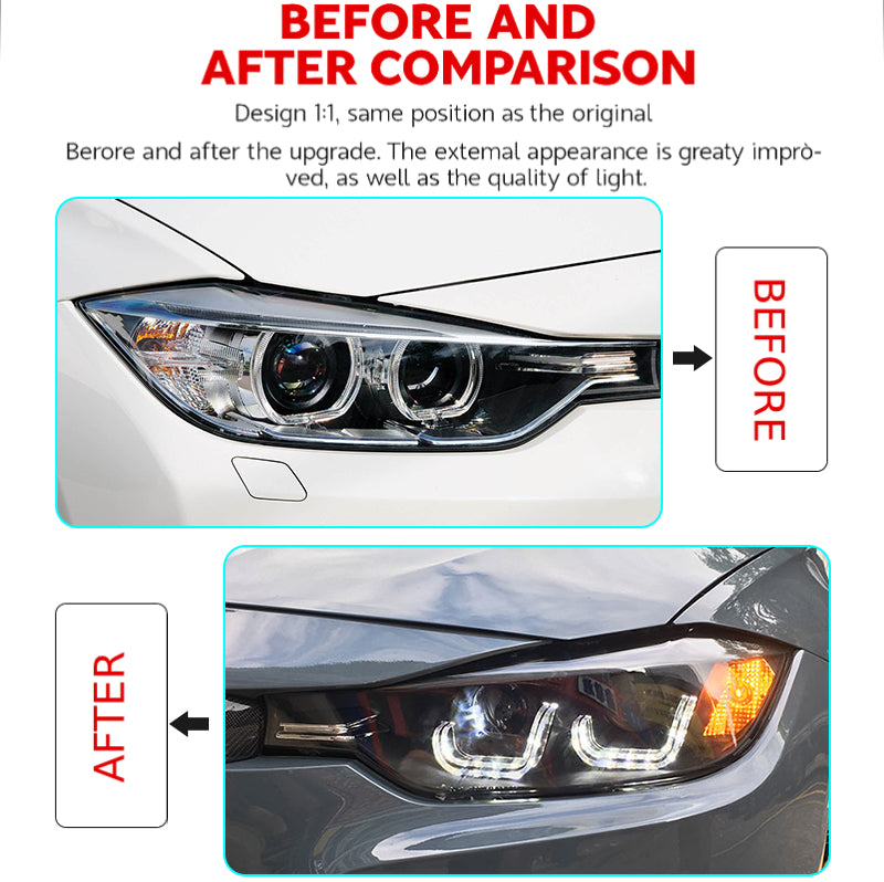 Fari anteriori a Led per BMW F30/35 (2013-2019)