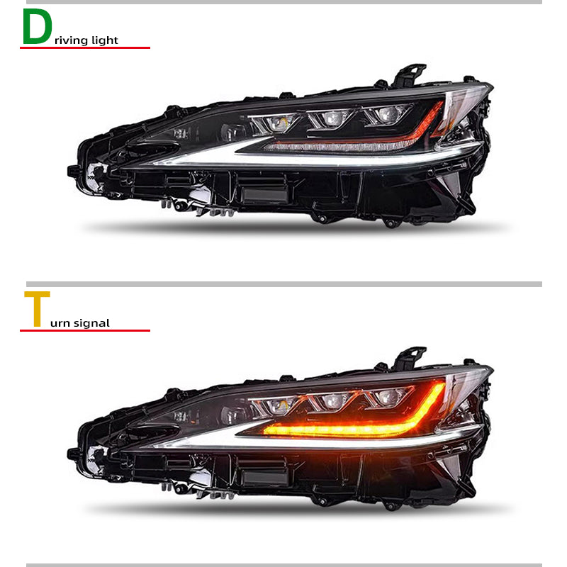 LED headlights for Lexus ES200 (2018–2021)