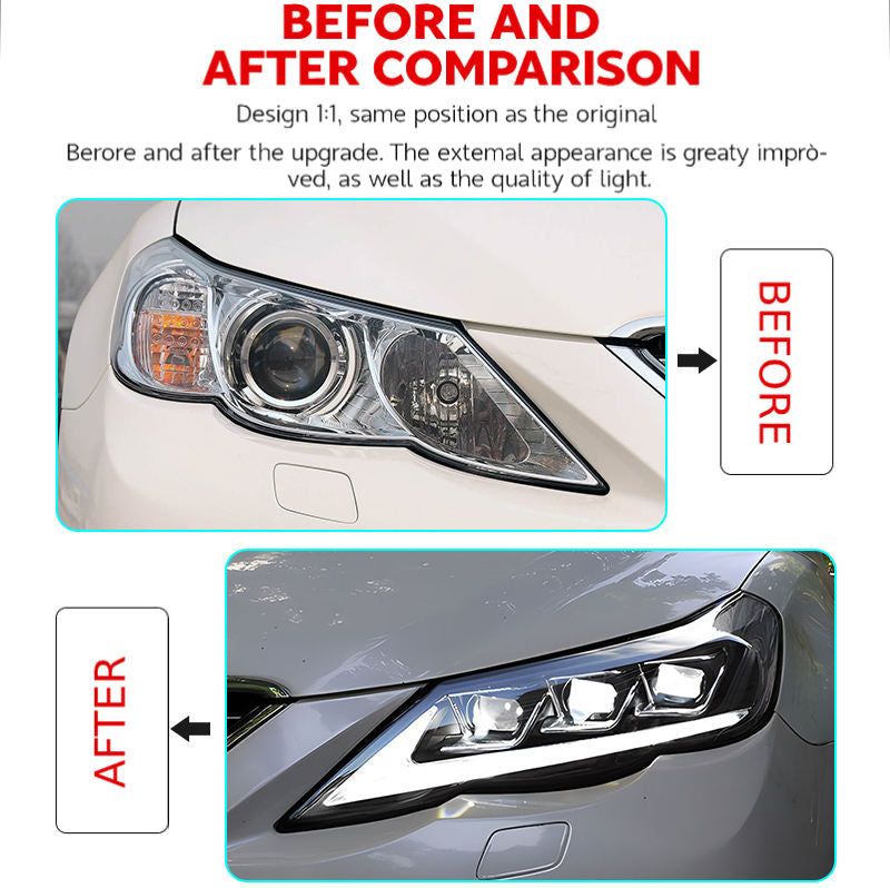 Fari anteriori a Led per Toyota Reiz Mark X (2010-2012)