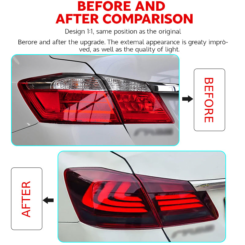 Luci posteriori a Led per Honda Accord (2014-2016)