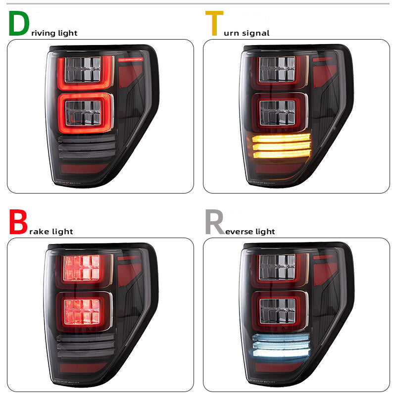 Fari posteriori a Led per Ford F-150 (2009–2014)