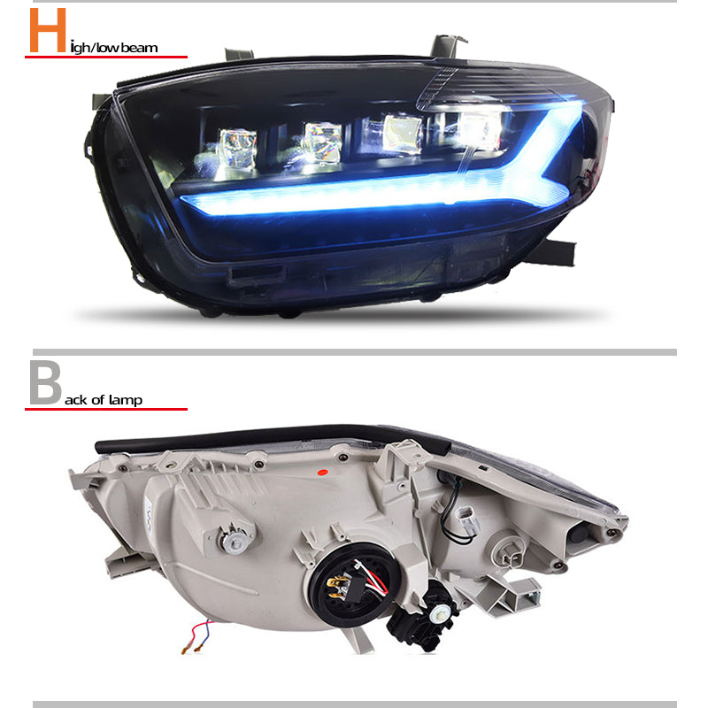 Fari anteriori a Led per Toyota Highlander (2009-2011)