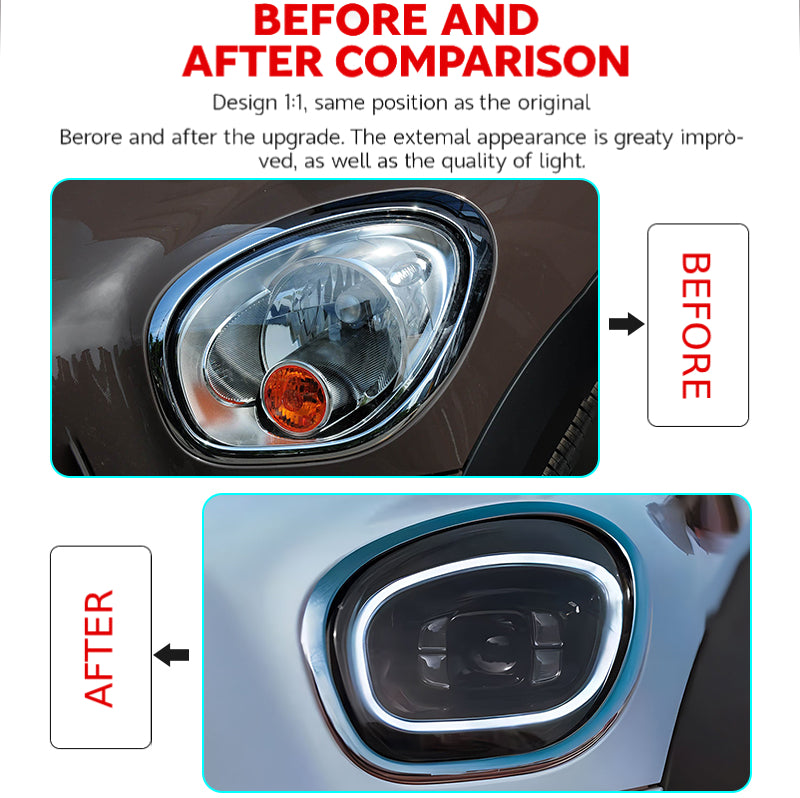 Fari anteriori a Led per Mini Countryman R60 (2011-2016)