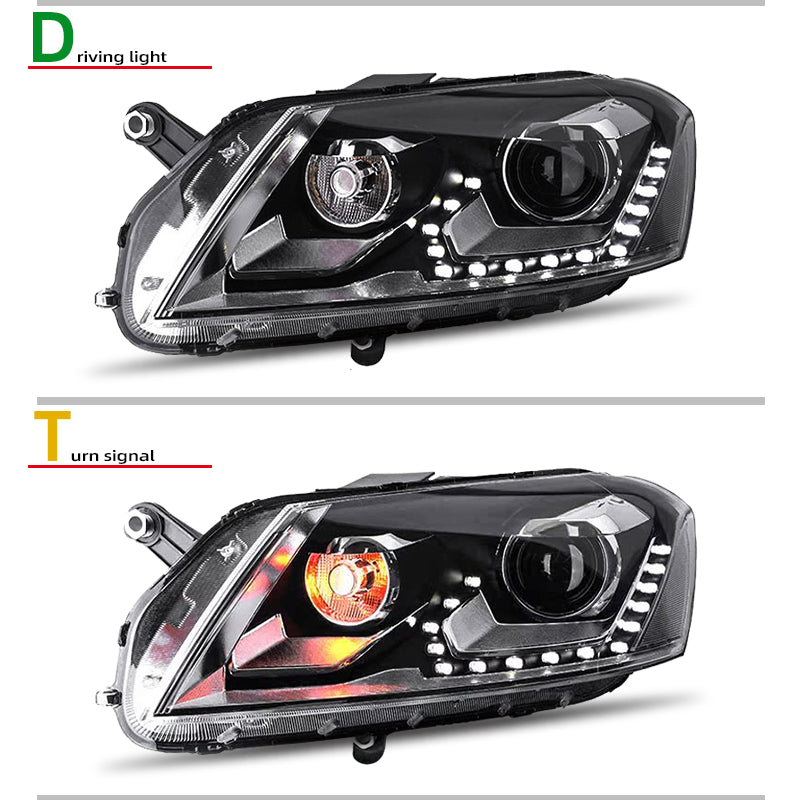 Fari anteriori a Led per VW Magotan/Passat B7 (2012–2016)