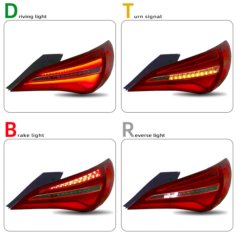 Luci posteriori a Led per Benz CLA W117 (2014-2019)