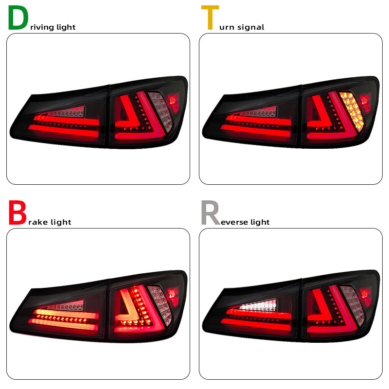 Luci posteriori a Led per Lexus IS250/300 (2006-2012)