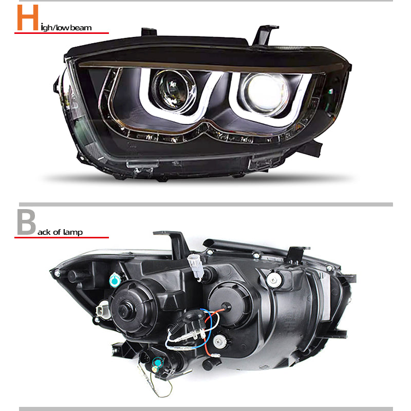 Fari anteriori a Led per Toyota  Highlander (2009-2011)