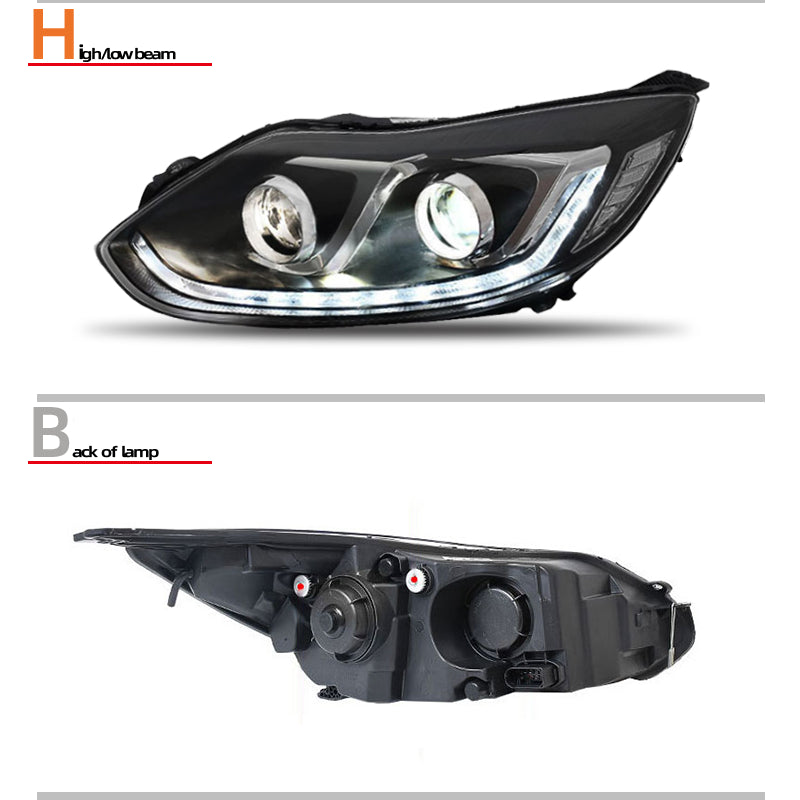 Fari anteriori a Led per Ford Focus MK3 (2012–2014)