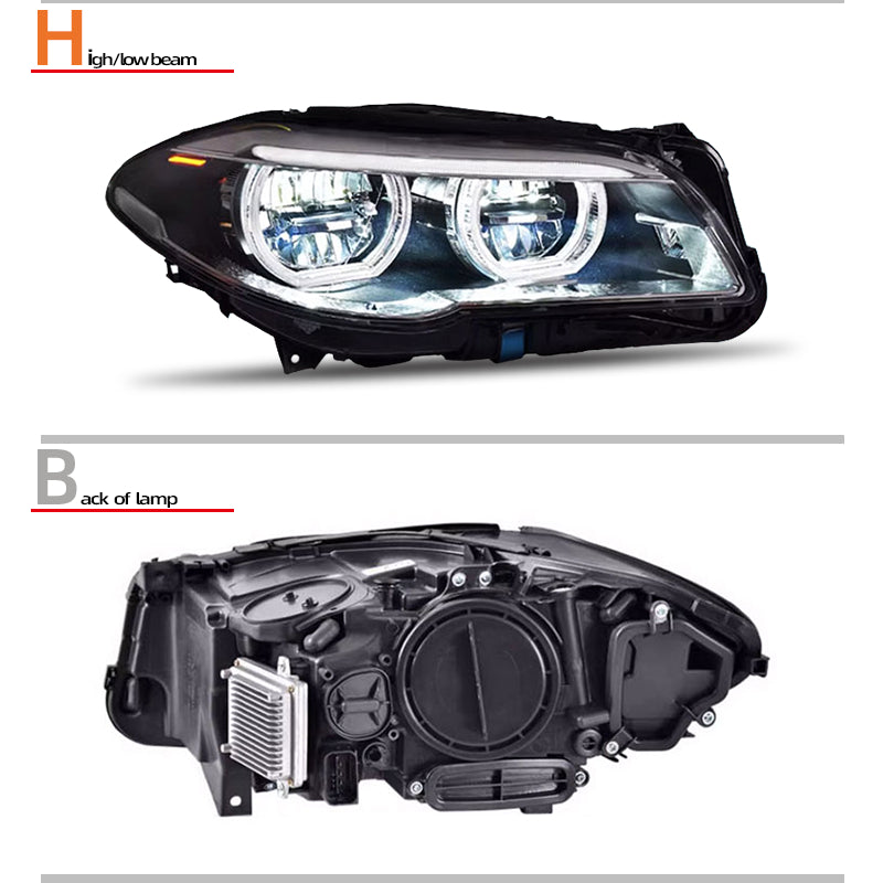 Fari anteriori a Led per BMW f10/18 (2011-2017)