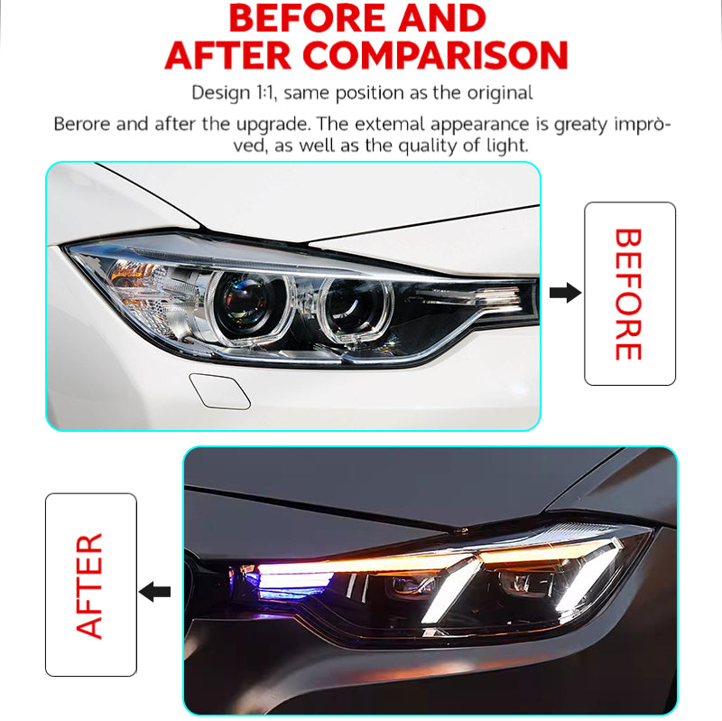 Fari anteriori a Led per BMW F30/35 (2013-2019)