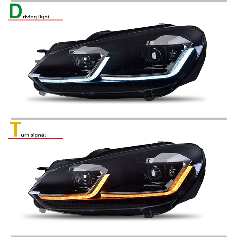 Fari anteriori a Led per VW Golf 7 (2013–2016)