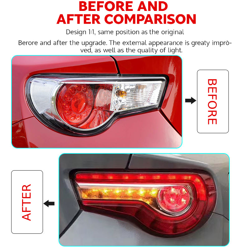 Luci posteriori a Led per Toyota GT86/Subaru BRZ (2012-2020)
