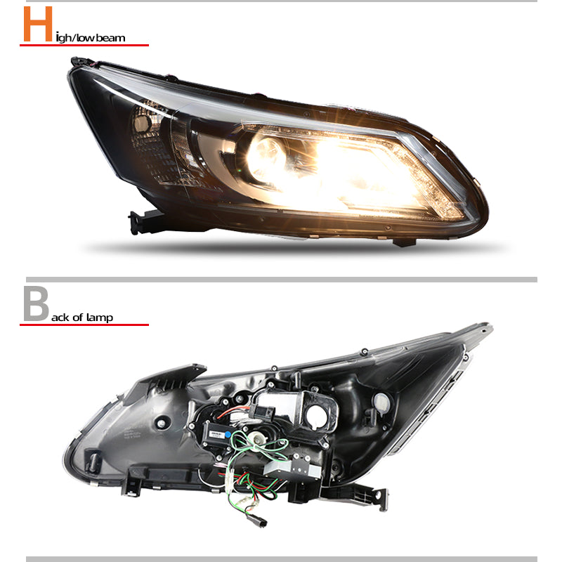 Fari anterori a Led per Honda Accord (2014-2016)