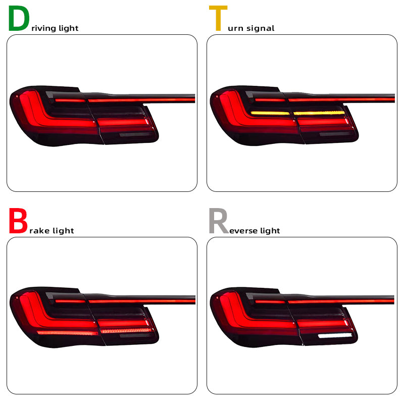 Luci posteriori a Led per BMW F01/02 (2009-2015)