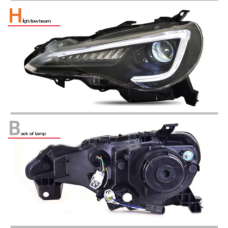 Fari anteriori a Led per Toyota GT86/Subaru BRZ (2012-2020)