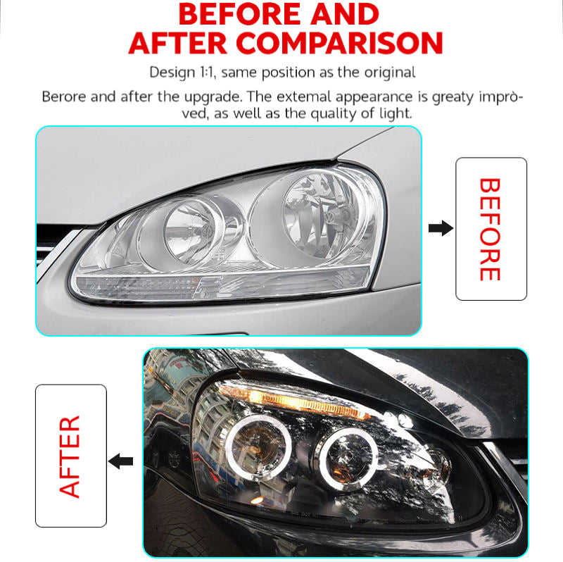 Fari anteriori a Led per VW Sagitar / Jetta (2006–2011)