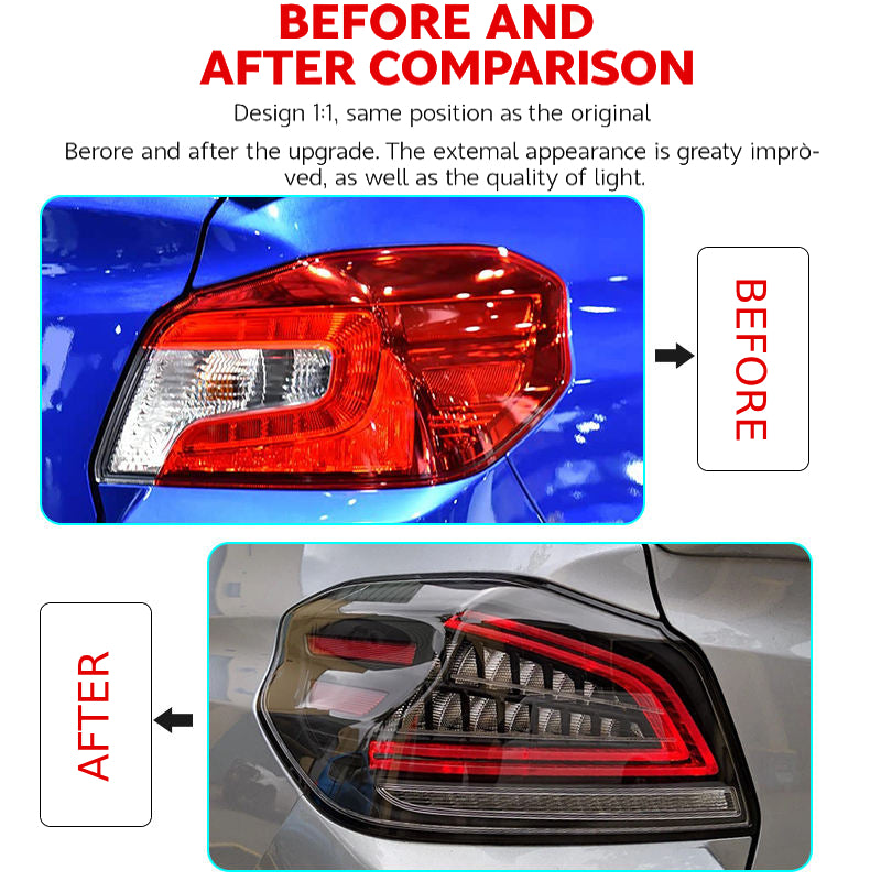 Fari posteriori a Led per Subaru WRX STI (2015–2021)