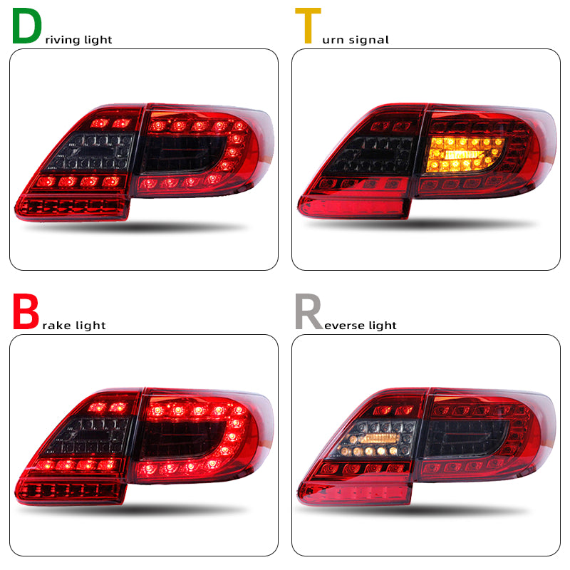 Luci posteriori a Led per Toyota Corolla (2011-2013)