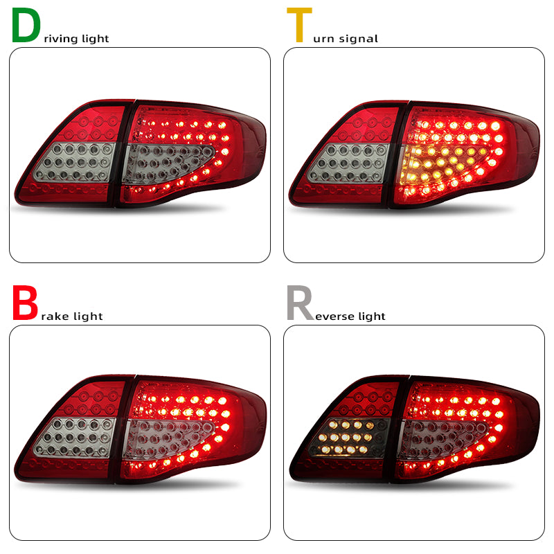 Luci posteriori a Led per Toyota Corolla (2007-2010)