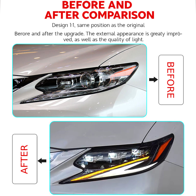 Fari anteriori a Led per Lexus ES200 / ES250 (2013–2017)