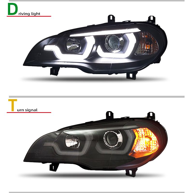 Luci anteriori a Led per BMW X5 E70 (2007-2013)