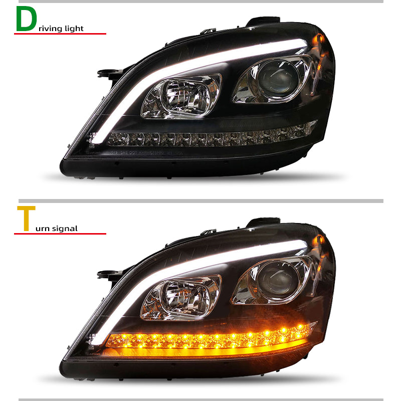 Fari anteriori a Led per Mercedes-Benz ML W164 (2005–2008)