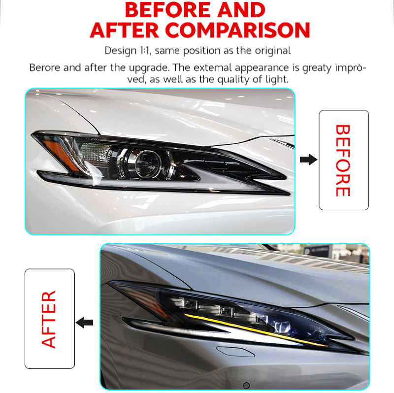 Fari anteriori a Led per Lexus ES200 (2018–2023)