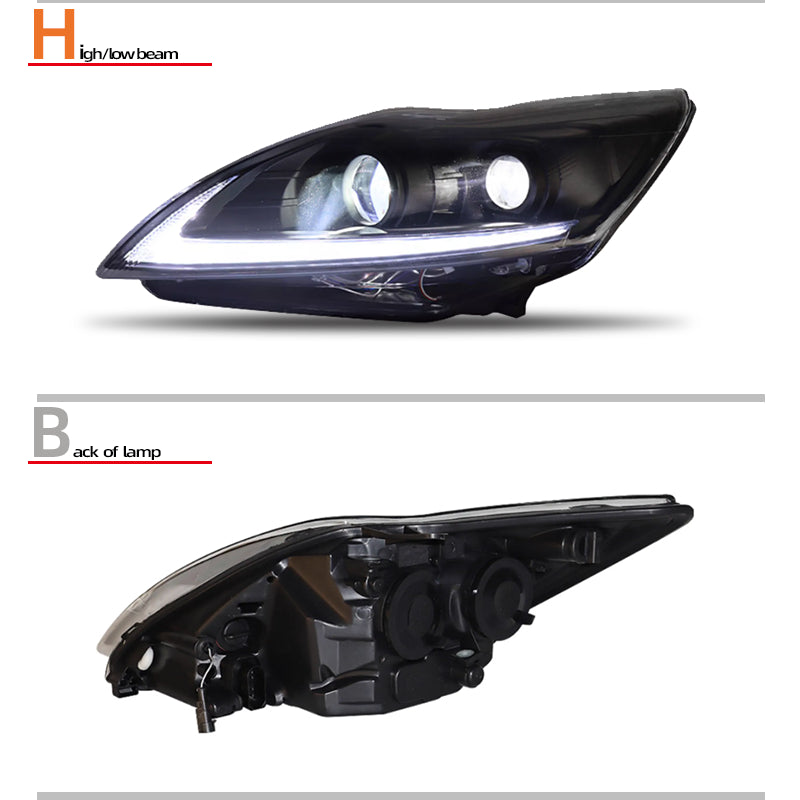 Fari anteriori a Led per Ford Focus (2009–2014)
