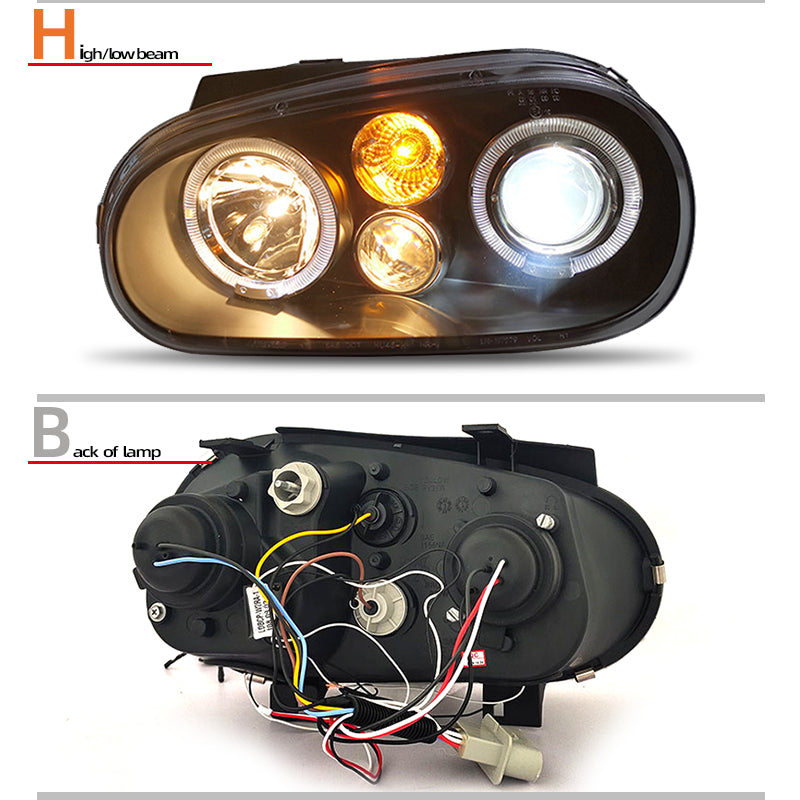 Fari anteriori a Led per VW Golf 4 (1998–2008)