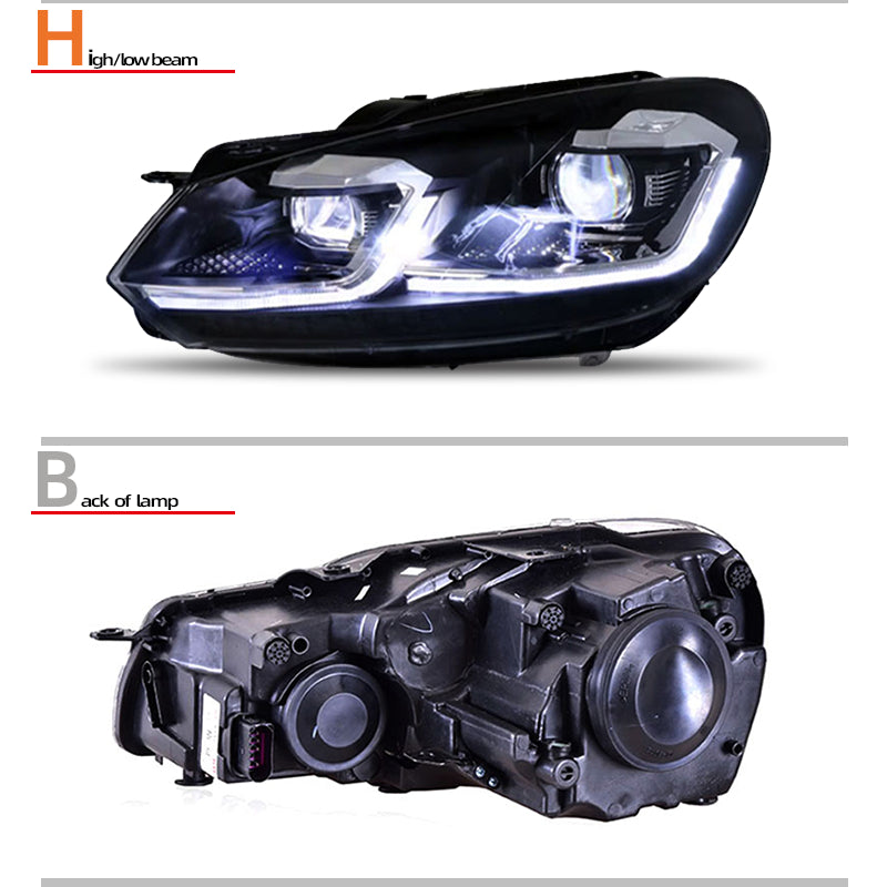 Fari anteriori a Led per VW Golf 7 (2013–2016)