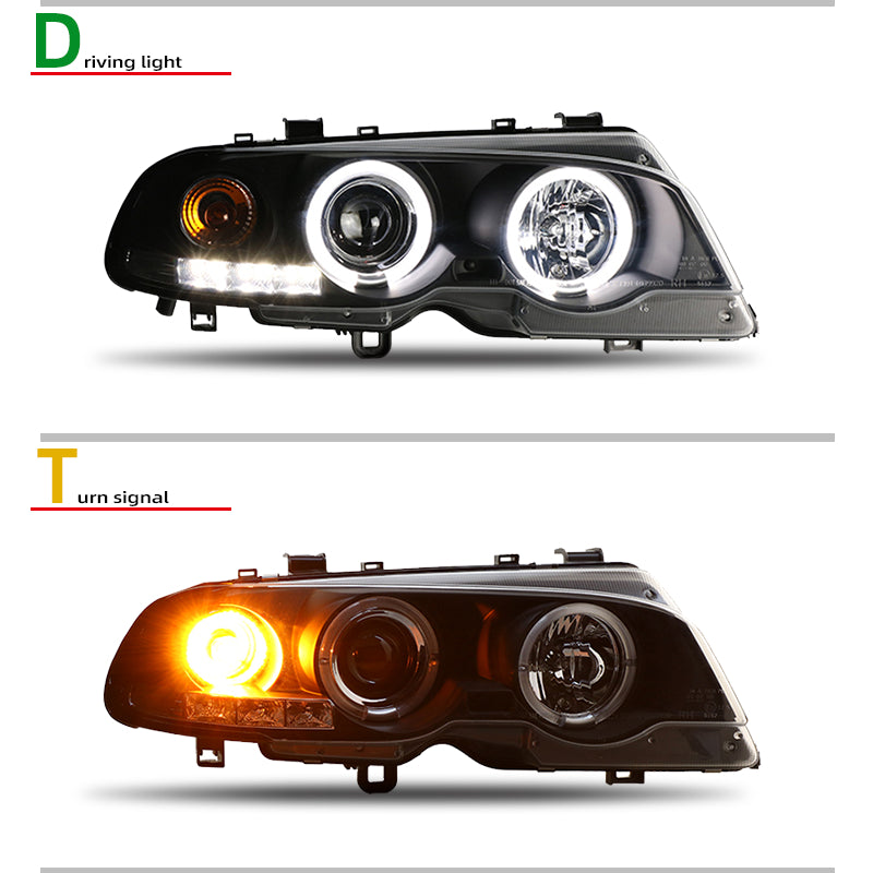 Fari anteriori a Led per BMW E46 coupé pre-LCI (1999-2003)