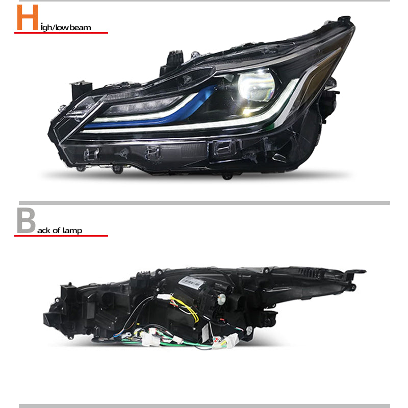 Fari anteriori a Led per Toyota Corolla (2019-2022)